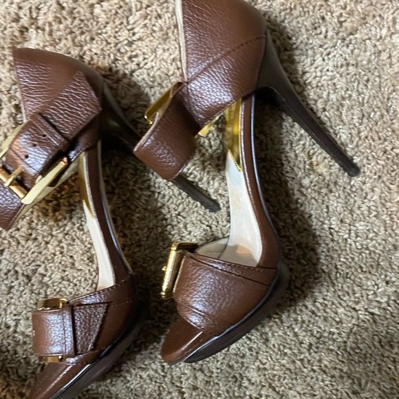 Michael Kors Faith Ankle Strap Dress Sandals 8.5M - Picture 4 of 4